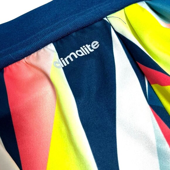 Adidas US Open Geometric Print Climalite Tennis Skirt with Built-In Shorts Sz M - Picture 6 of 10